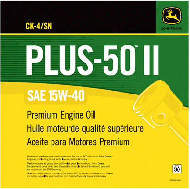 John Deere Plus 50II Diesel Engine Oil