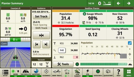 John Deere SeedStar 5 Screen