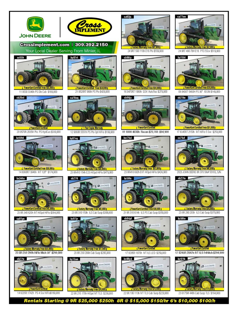 Tractorhouse Cross Implement Ad Page 1