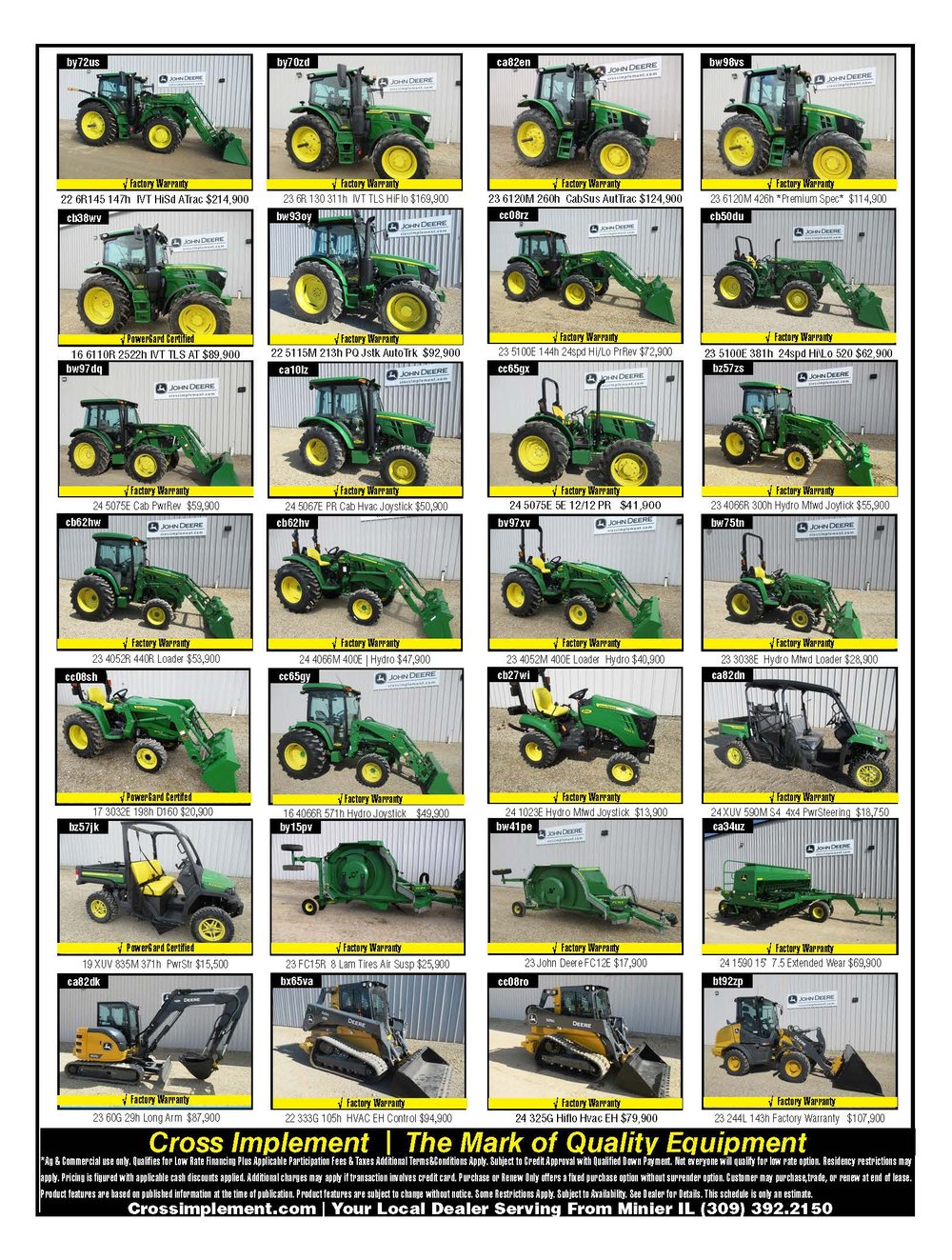 Tractorhouse Cross Implement Ad Page 5